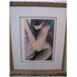 Burnett, Allison: GIRL WITH HAT: Size: 32x42