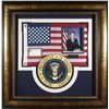 Image 1 : Historical: RONALD REAGAN:Ronald Reagan signed presidential collage with flag and seal.  The Ronald