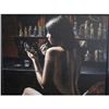 Image 1 : Perez, Fabian: ANNA AT THE BAR, Description: Hand embellish AP