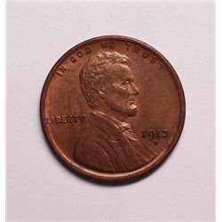 1913-D Lincoln Cent MS-63 RB
