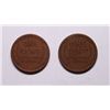 Image 2 : 1911-S Fine and 1924-D VG LIncoln Cents