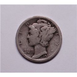 1921-D Mercury Dime VG