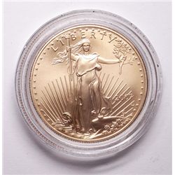 2007-W $50 American Gold Eagle Burnished Unc. Original Box & Cert. Rare!