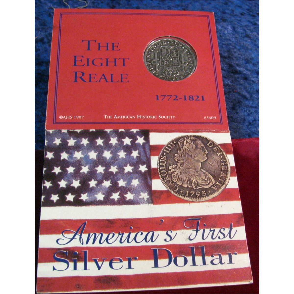 330. 17721821 "America's First Silver Dollar" Reproduction.