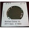 Image 1 : 1669. 1839 U.S. Large Cent. Poor