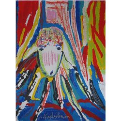 Kadishman, Menashe - Mixed Media Original Painting