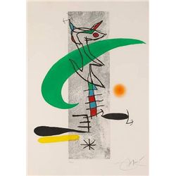 Miro, Joan - RARE original Etching with Aquatint 1974