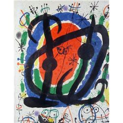 Miro, Joan - RARE original Lithograph, circa 1966 Hand Signed and Numbered