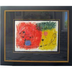 Miro, Joan - Rare original limited edition lithograph 1971 signed and numbered