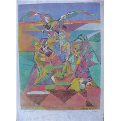 Villon, Jacques - Original hand signed and numbered Lithograph 1961