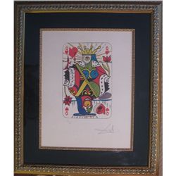 Dali, Salvador - Original Lithograph QUEEN OF HEARTS  hand signed and numbered