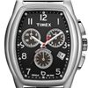 Image 2 : Timex T Series Mens Chronograph Black Leather Strap Watch