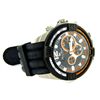Image 2 : Lucien Piccard Men's Volcano Rubber Strap Watch - 26942OR