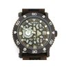 Image 1 : Croton Men's Automatic Stainless Steel Rubber Strap Watch