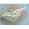 Image 2 : 14k White Gold Bangle Bracelet
