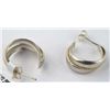 Image 2 : 18K Silver/Gold Earrings