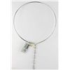 Image 1 : 18K White Gold Diamond Necklace