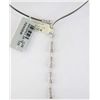 Image 2 : 18K White Gold Diamond Necklace