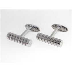 Gucci 18K White Gold Cufflinks