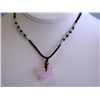 Image 1 : Rose Quartz Dragon Necklace