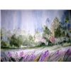 Image 1 : Field Of Dreams By Dicken Watercolor 28 1/2 X 38 1/2