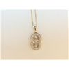 Image 1 : Quarter carat circle pendant