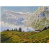 Image 1 : In The Alps by Gary Melvin 30 x 40 Oil Signed