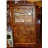Image 1 : French burled walnut curio cabinet circa 1860