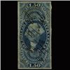 Image 1 : 1871 RARE Portugal 120r Blue Used Stamp ERROR (STM-1342)