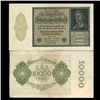 Image 1 : 1922 Germany 10000 Mark Note Hi Grade Rare (CUR-05674)