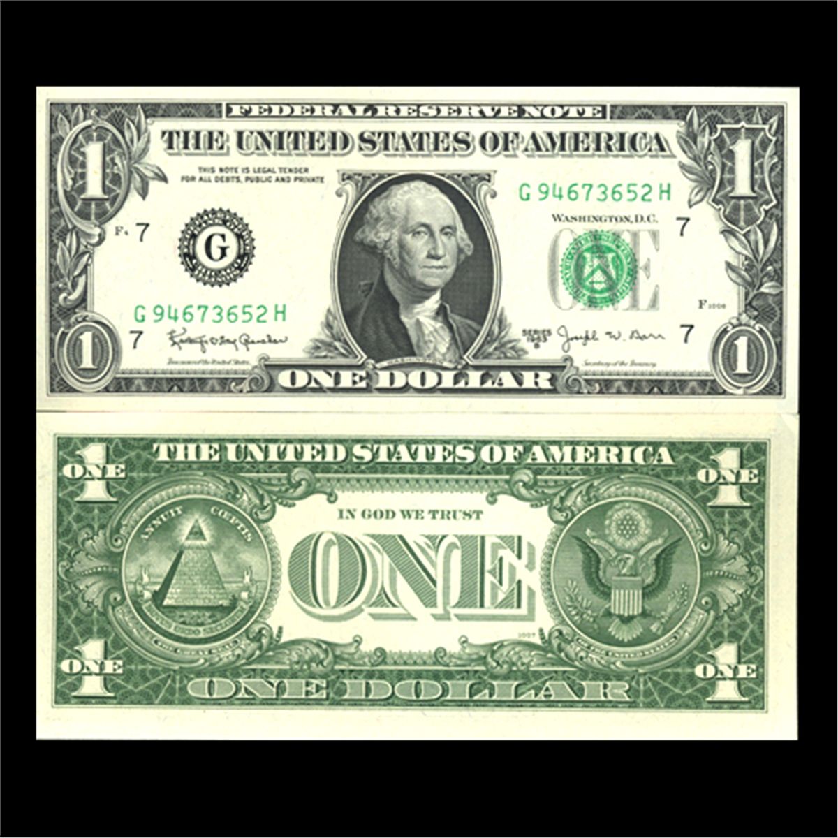 1963B $1 Chicago Fed BARR Note Scarce Crisp Unc (CUR-06028)