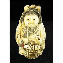 Chinese Handcarved Bone Netsuke (CLB-763)