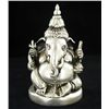 Image 1 : India Nickel Plated Ganesh Temple Piece (CLB-881)