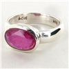 Image 2 : 31.15twc Mozambique Ruby Sterling Ring (JEW-2764)