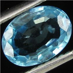1.62ct Natural Blue Color Zircon Cambodia (GEM-29497)