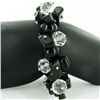 Image 2 : 350twc Natural Black Onyx Crystal Bracelet (JEW-3456)