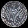 Image 1 : 1972F Germany Silver 10 Mark PR67 DCAM (COI-8547)