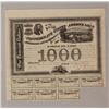 Image 1 : 1863 One thousand dollar eight percent CSA loan certifi