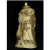 Image 2 : MWF1250 Ox bone Handcarved snuff bottle depicting budd
