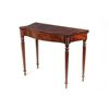 Image 1 : CARD TABLE - Sheraton period mahogany card table