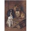Image 1 : 5 x 7 Oil on Board ~Puppies at Play ~