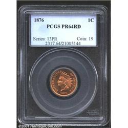 1876 1C PR64 Red PCGS.