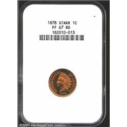 1878 1C PR67 Red NGC.