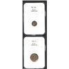 Image 1 : 1861 3CS Three Cent Silver MS62 NGC, a moderate coating of steel-blue toning covers the subdued surf