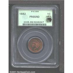 1882 1C PR65 Red PCGS.