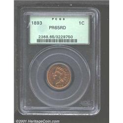 1893 1C PR65 Red PCGS.