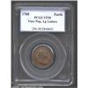 Image 1 : 1760 FARTH Hibernia-Voce Populi Farthing, Large Letters VF30 PCGS.