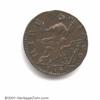 Image 2 : 1760 1/2P Hibernia-Voce Populi Halfpenny, P Before Face AU50 Scratches Uncertified.