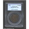 Image 1 : 1787 COPPER Connecticut Copper, Draped Bust Left VF35 PCGS.