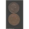 Image 1 : 1723 1/2P Hibernia Halfpenny XF40 Reverse Corroded and Tooled at 5 O'Clock Uncertified, medium brown
